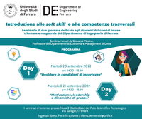 20 e 21 settembre: seminario su soft skill e competenze trasversali