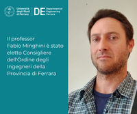Fabio Minghini eletto consigliere dell’Ordine degli Ingegneri della Provincia di Ferrara