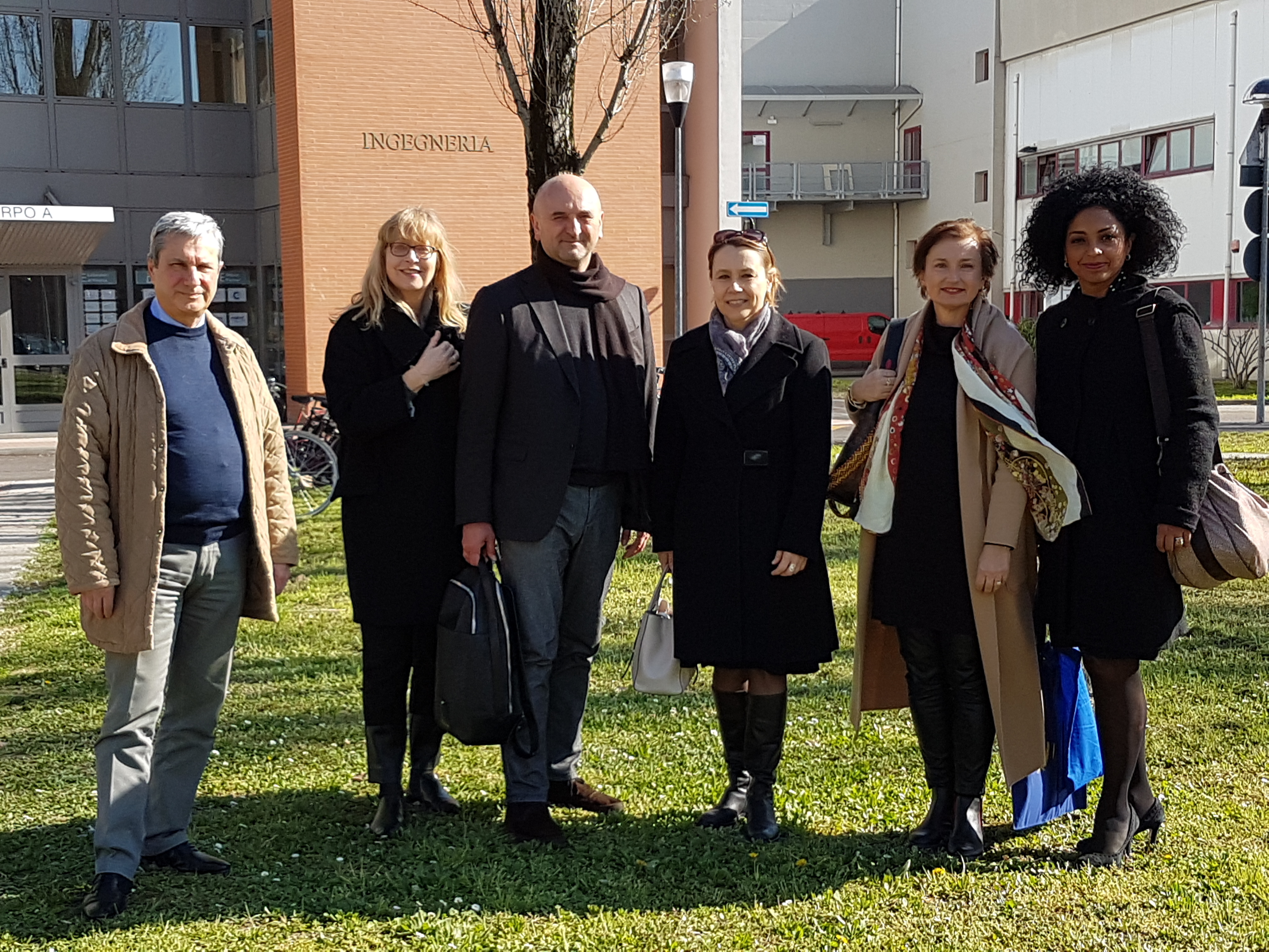 Visita della delegazione della Hochschule Darmstadt al Dipartimento di Ingegneria