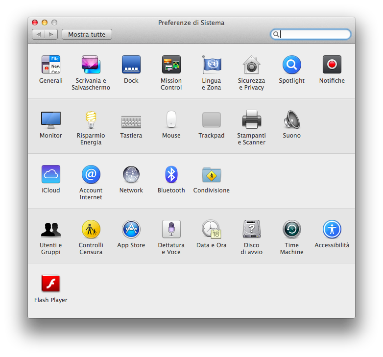 Installazione stampanti in ambiente Mac OSX — Dipartimento di